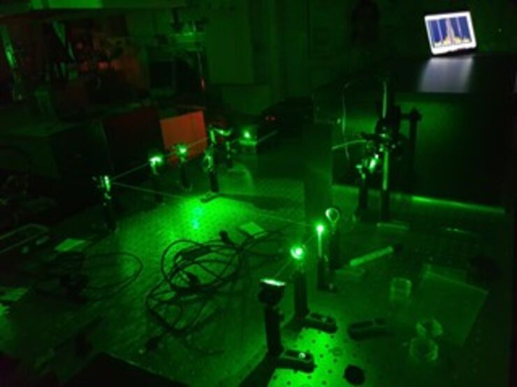 green laser set up